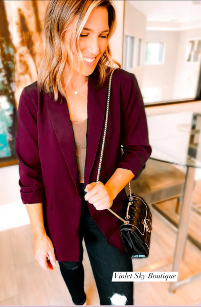 Lydia Loose Fit Blazer Blouse