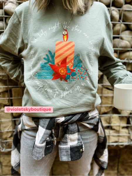 Oh Holy Night Long Sleeve Tee