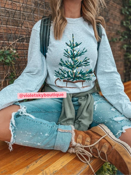Sleigh Ride Long Sleeve Tee