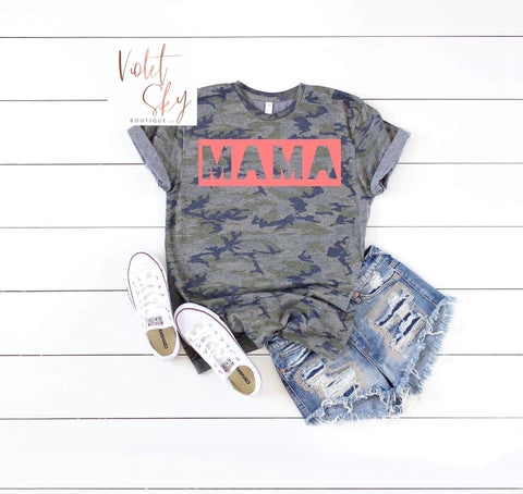 Mama Camo Tee